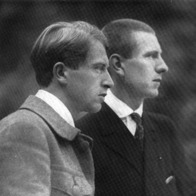 Walter Spies mit Hans-Jürgen v. d. Wense