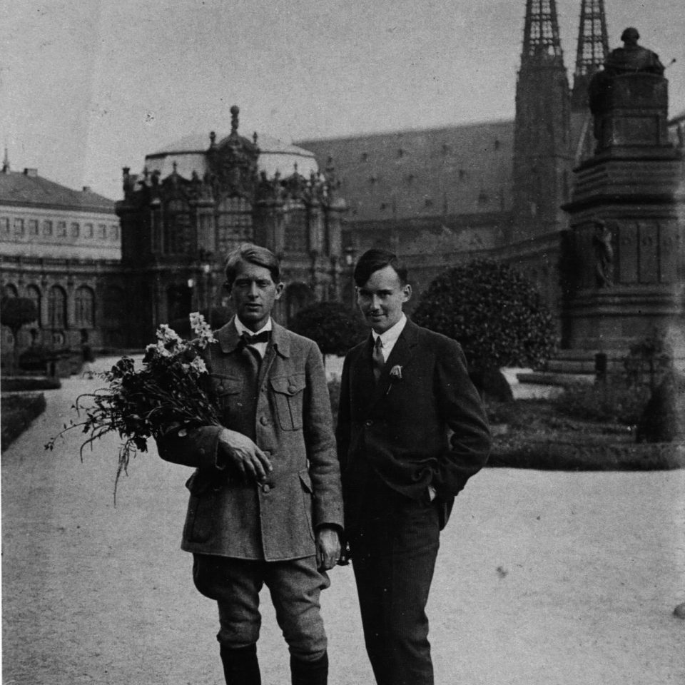 Walter Spies und Kosja Behrens in Dresden